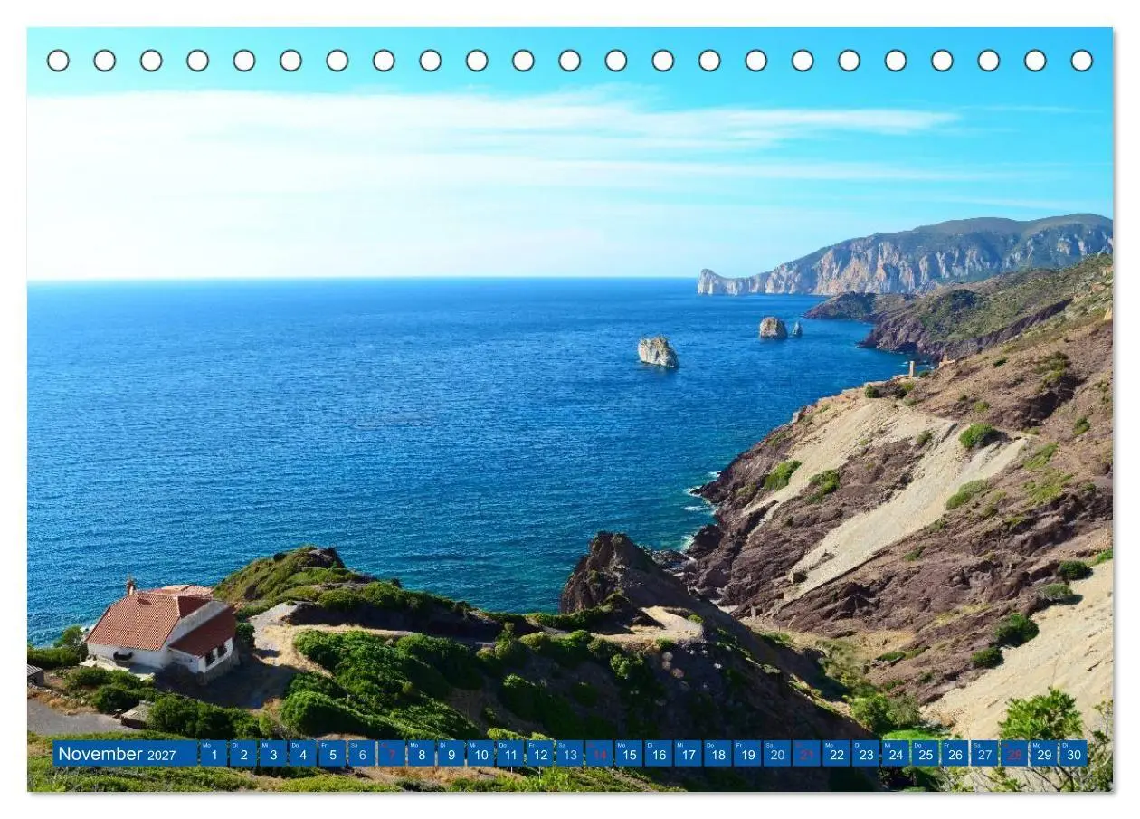 Bild: 9783569973978 | Sardiniens magische Küsten (Tischkalender 2027 DIN A5 quer),...