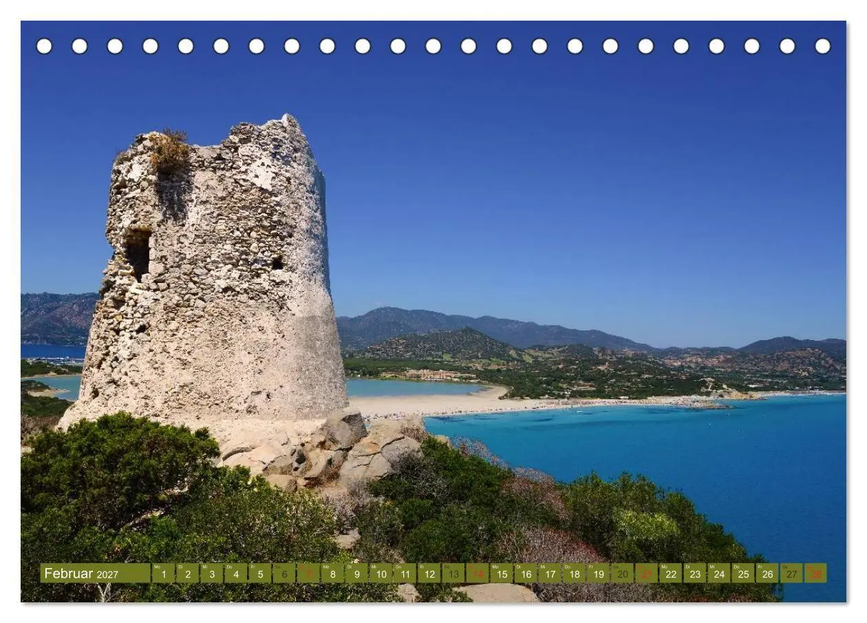 Bild: 9783569973978 | Sardiniens magische Küsten (Tischkalender 2027 DIN A5 quer),...