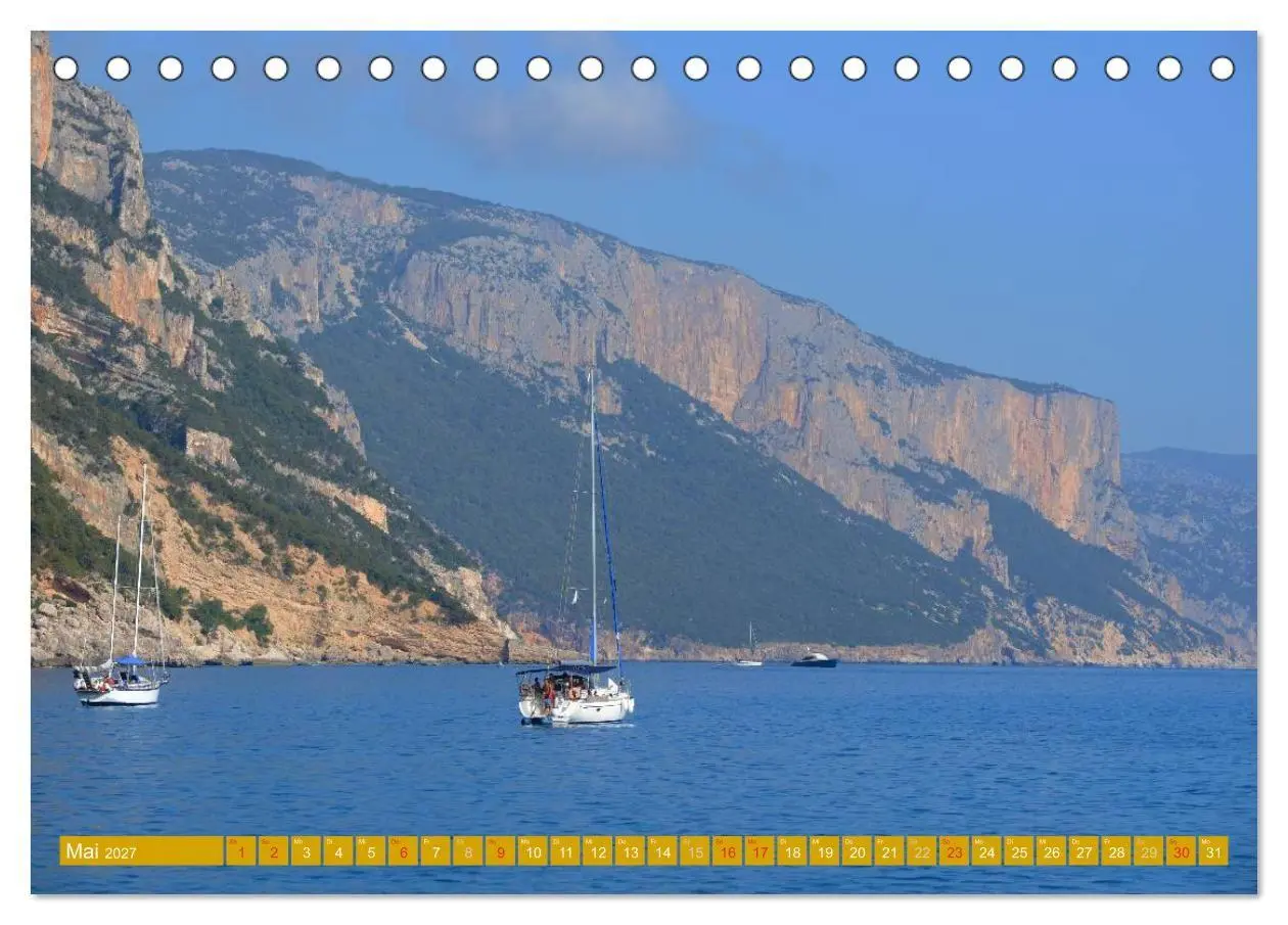 Bild: 9783569973978 | Sardiniens magische Küsten (Tischkalender 2027 DIN A5 quer),...