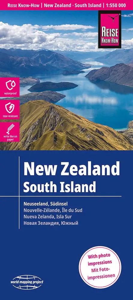 Cover: 9783831773978 | Reise Know-How Landkarte Neuseeland, Südinsel (1:550.000) | Rump