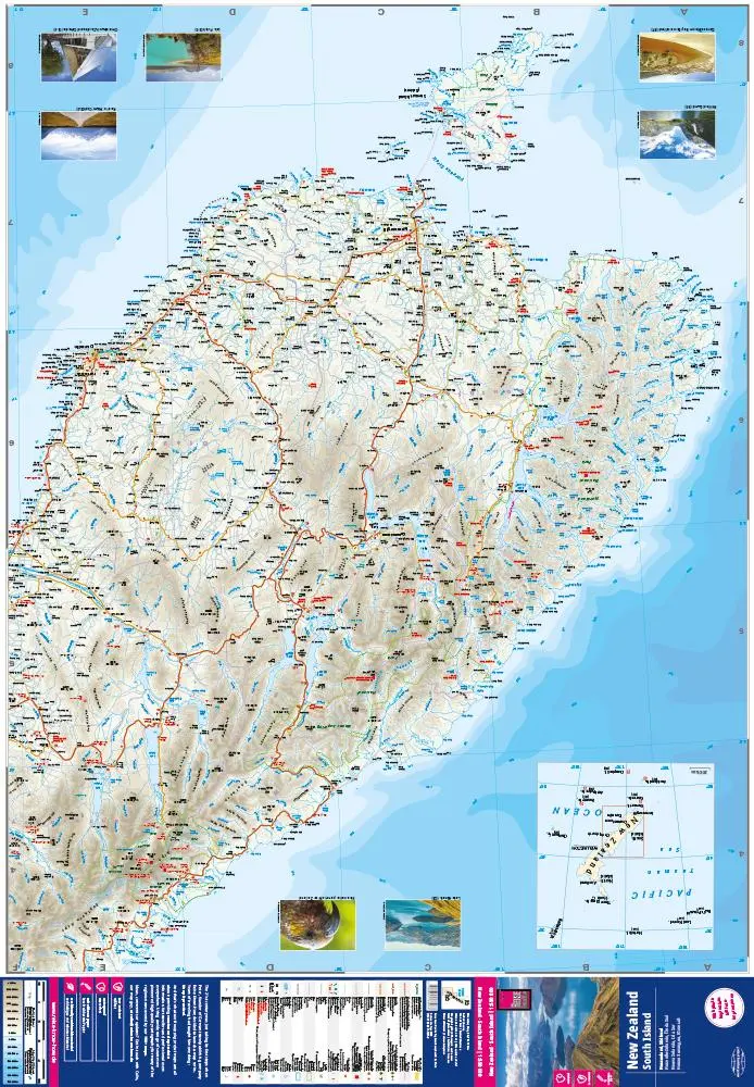 Bild: 9783831773978 | Reise Know-How Landkarte Neuseeland, Südinsel (1:550.000) | Rump