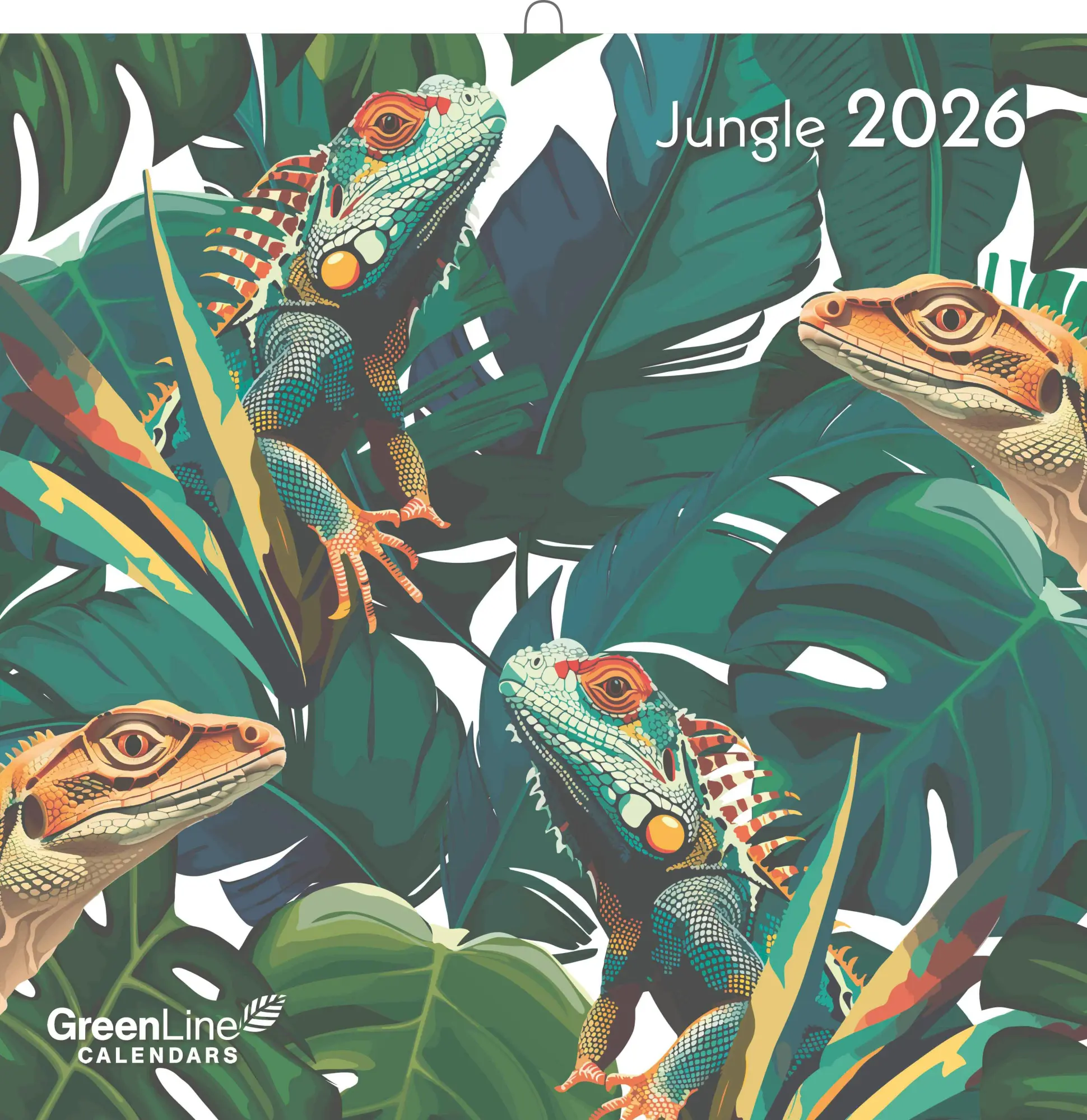 Cover: 4069095004078 | GreenLine Jungle 2026 - Wand-Kalender - Broschüren-Kalender - 30x30...