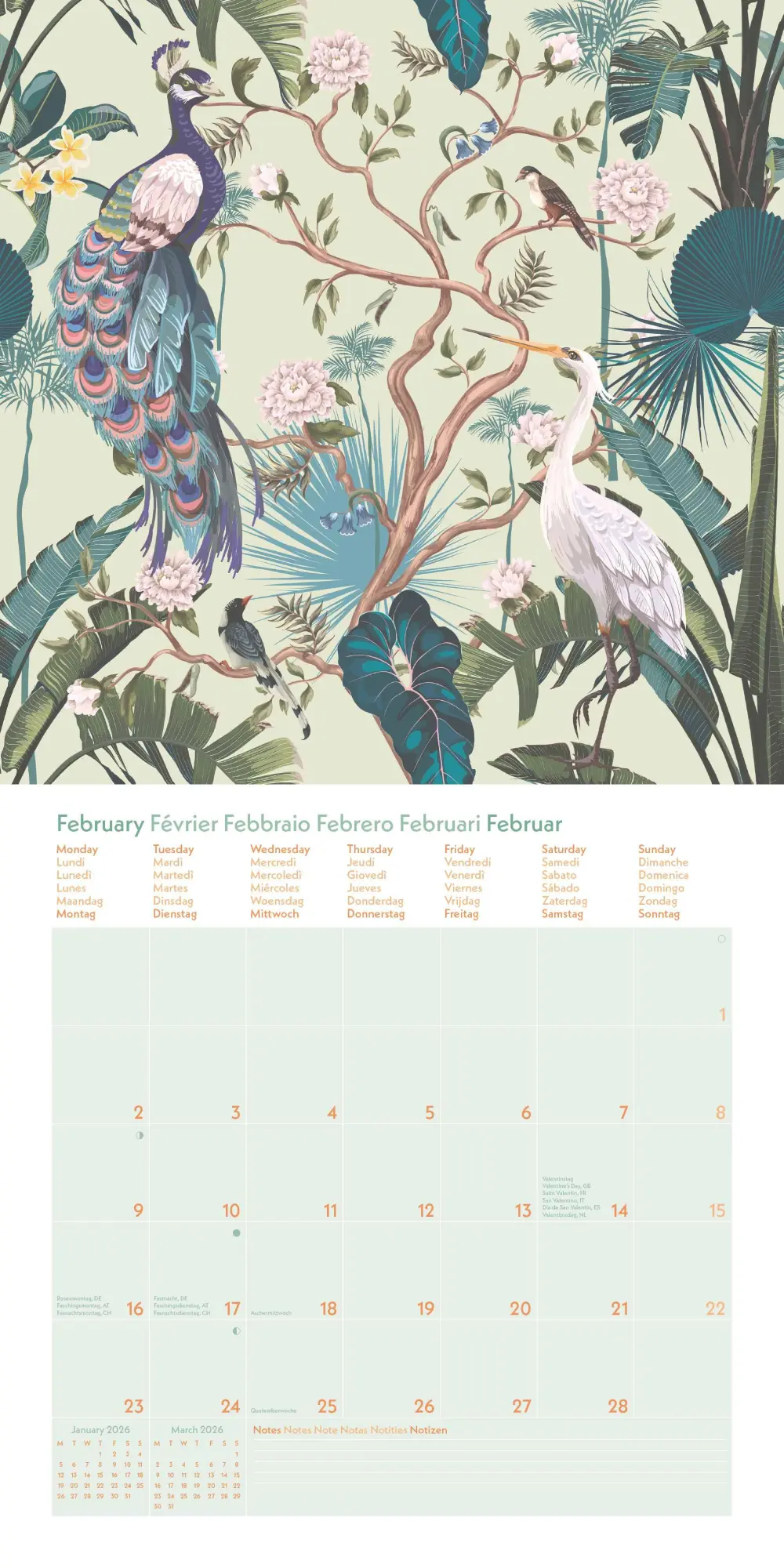 Bild: 4069095004078 | GreenLine Jungle 2026 - Wand-Kalender - Broschüren-Kalender - 30x30...