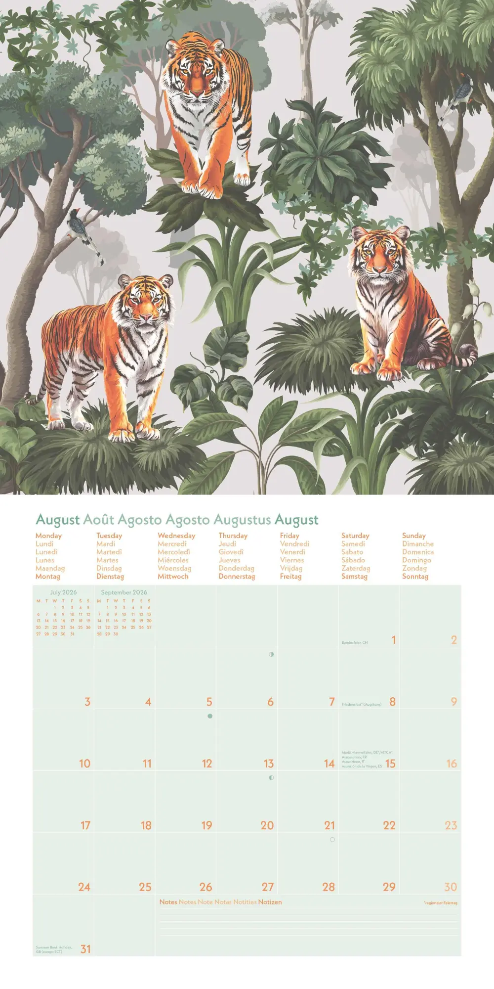 Bild: 4069095004078 | GreenLine Jungle 2026 - Wand-Kalender - Broschüren-Kalender - 30x30...