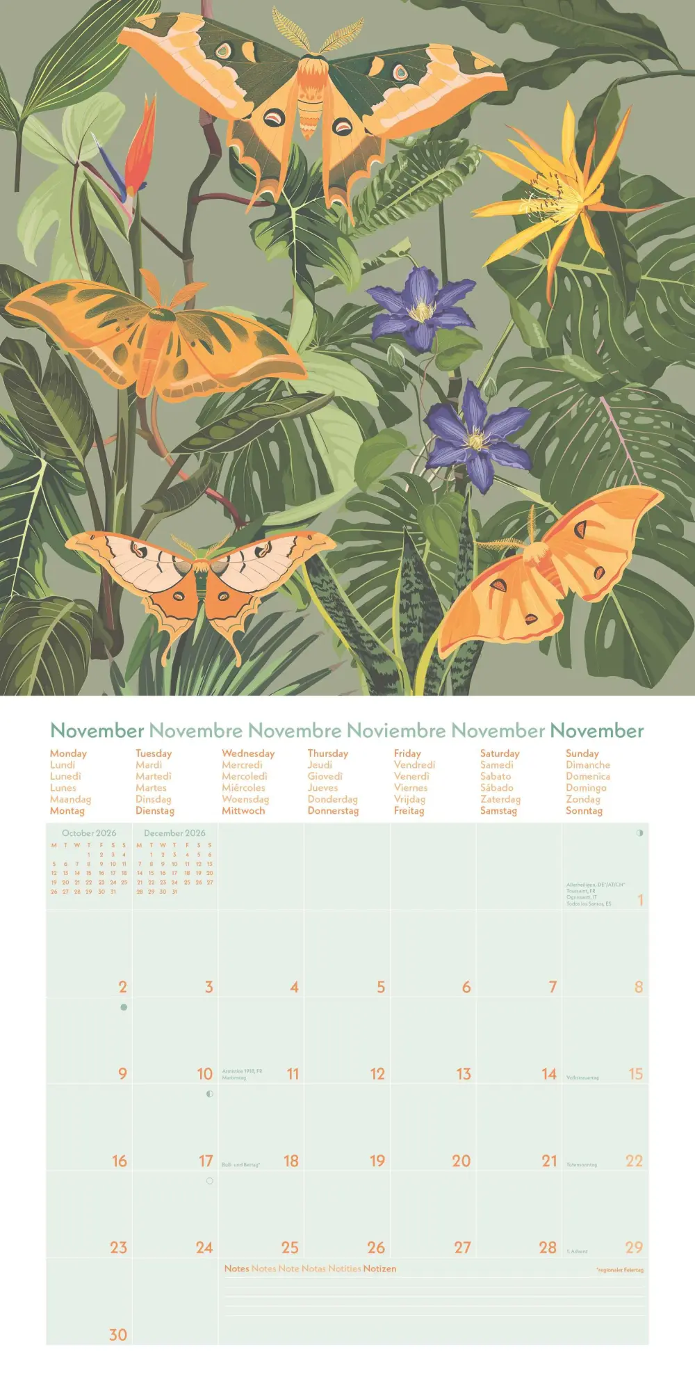 Bild: 4069095004078 | GreenLine Jungle 2026 - Wand-Kalender - Broschüren-Kalender - 30x30...