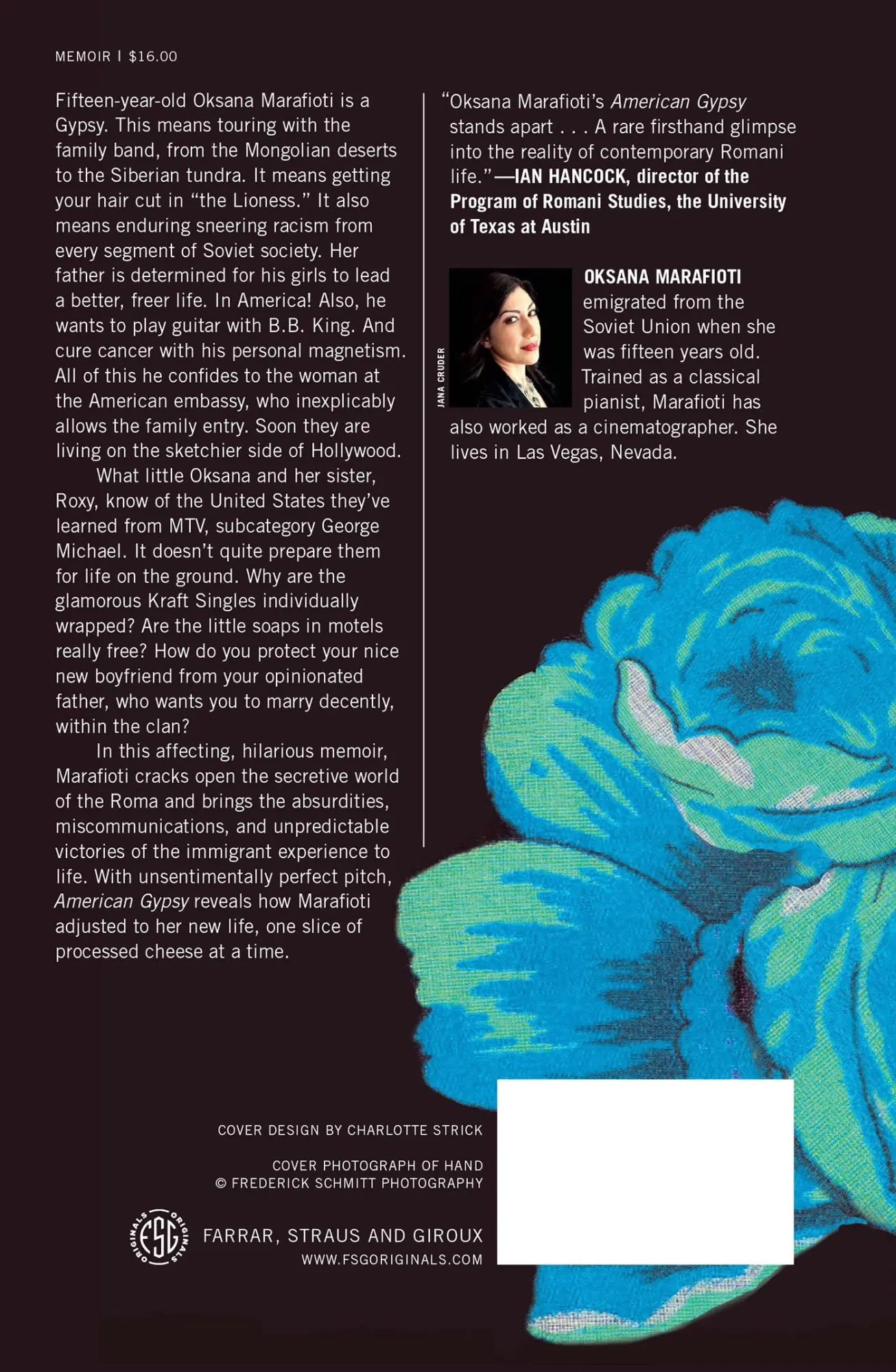 Rückseite: 9780374104078 | American Gypsy | Oksana Marafioti | Taschenbuch | Englisch | 2012