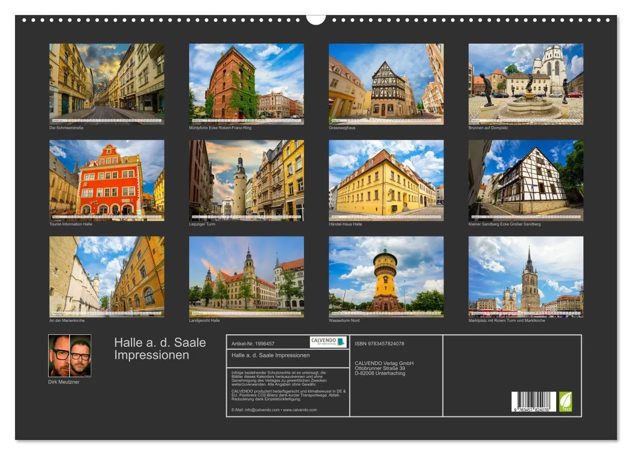 Bild: 9783457824078 | Halle a. d. Saale Impressionen (Wandkalender 2026 DIN A2 quer),...