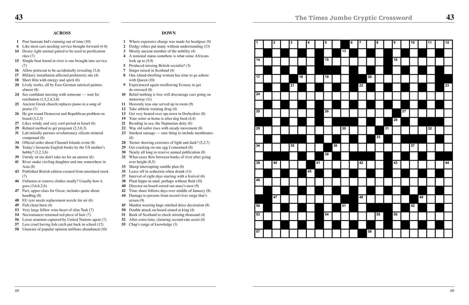 Bild: 9780008404178 | The Times Jumbo Cryptic Crossword Book 19 | Games (u. a.) | Buch
