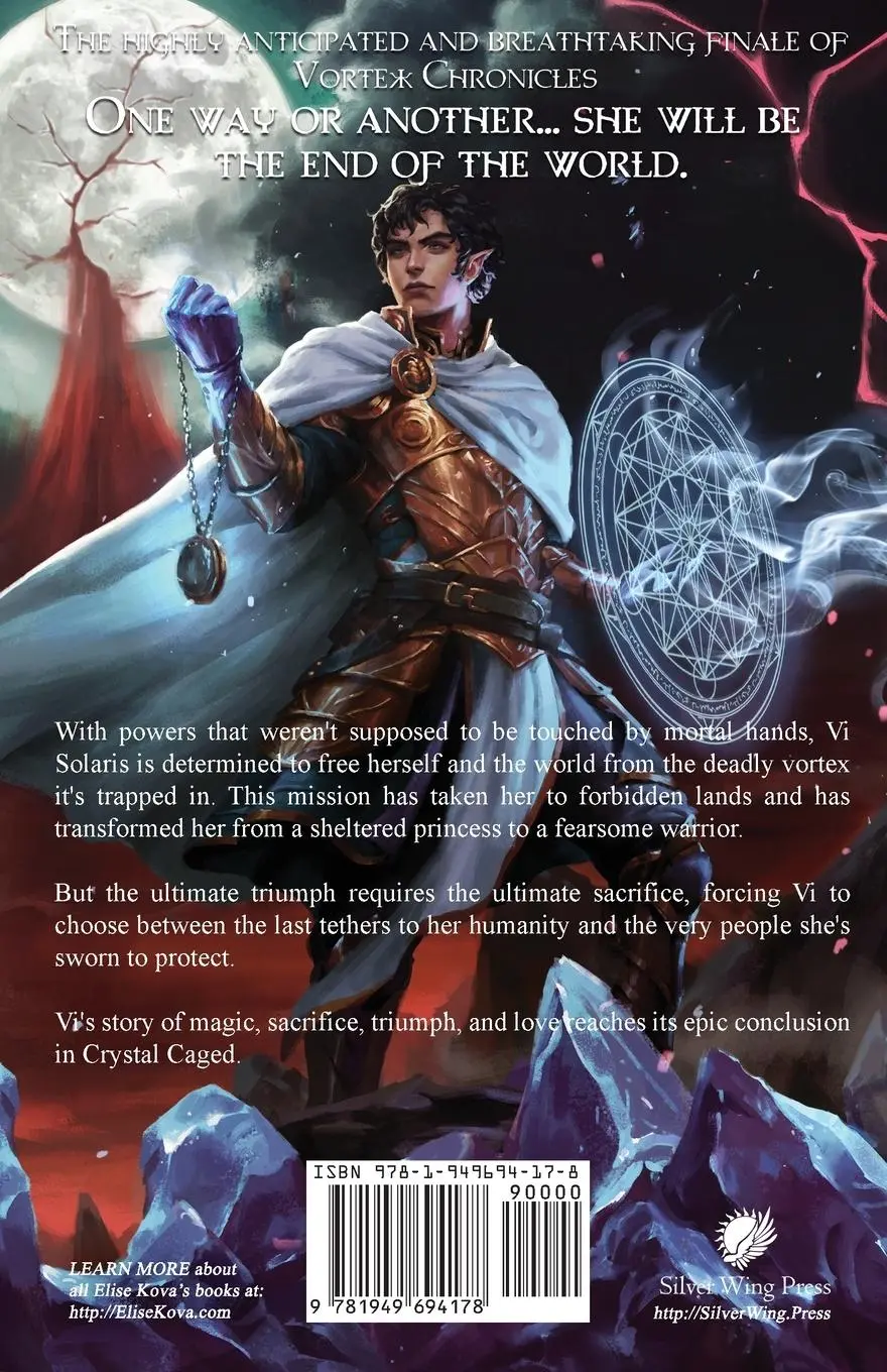 Rückseite: 9781949694178 | Crystal Caged | Elise Kova | Taschenbuch | Englisch | 2020