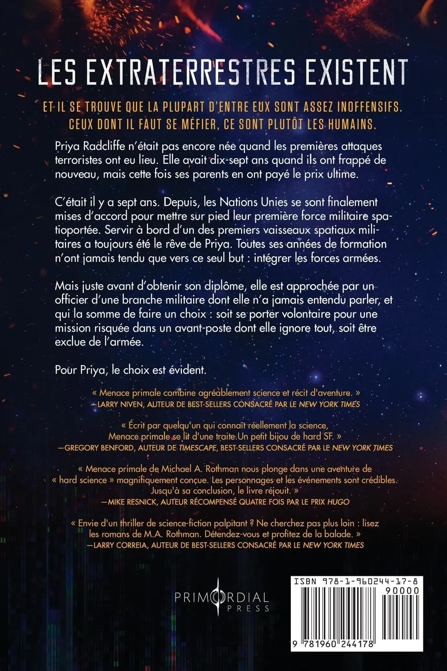 Rückseite: 9781960244178 | Le dernier souffle de la liberté | M. A. Rothman | Taschenbuch | 2023