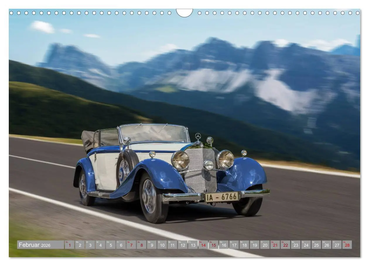 Bild: 9783457744178 | on the road Classic Cabrios (Wandkalender 2026 DIN A3 quer),...
