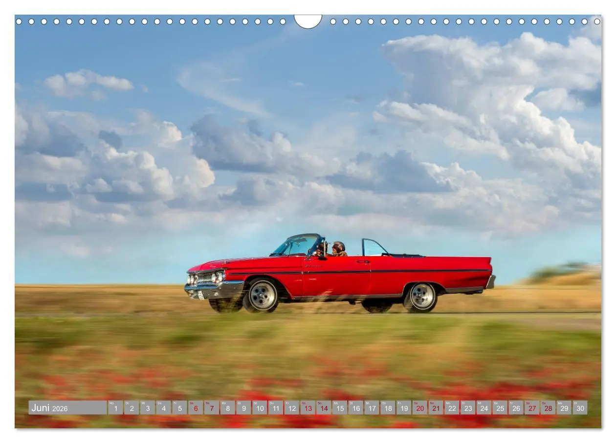Bild: 9783457744178 | on the road Classic Cabrios (Wandkalender 2026 DIN A3 quer),...