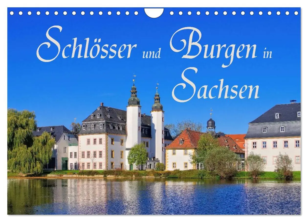 Cover: 9783516074178 | Schlösser und Burgen in Sachsen (Wandkalender 2026 DIN A4 quer),...