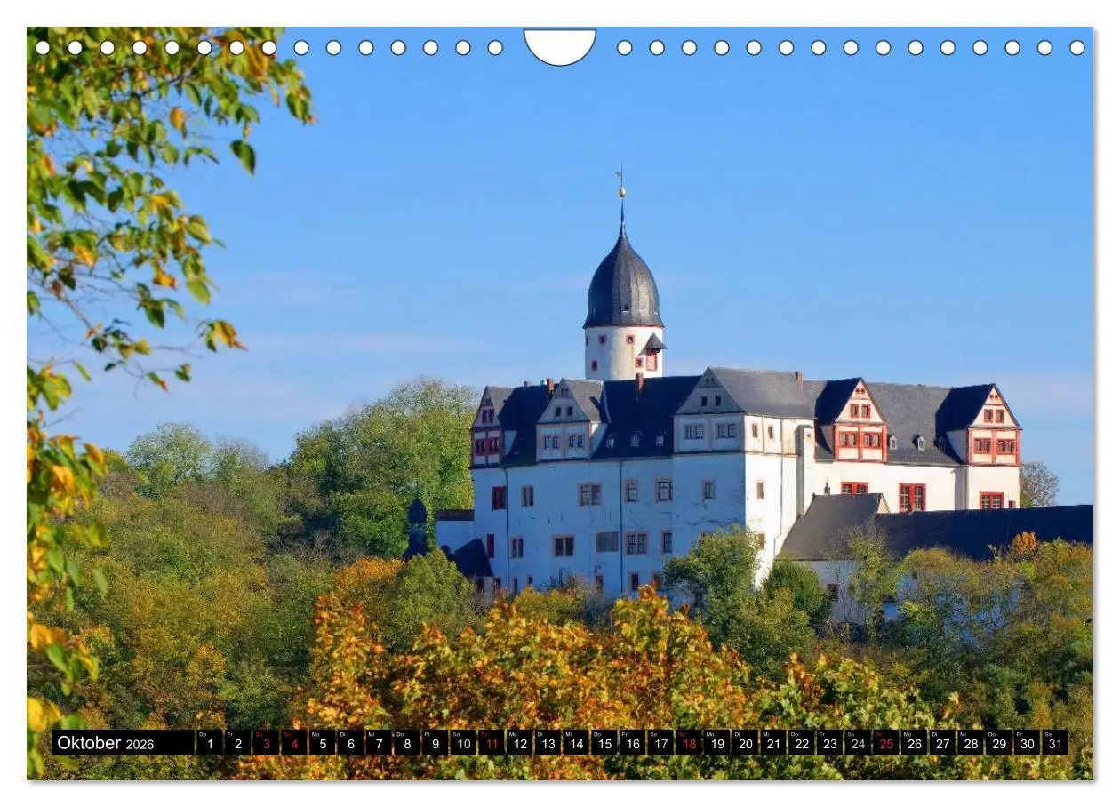 Bild: 9783516074178 | Schlösser und Burgen in Sachsen (Wandkalender 2026 DIN A4 quer),...
