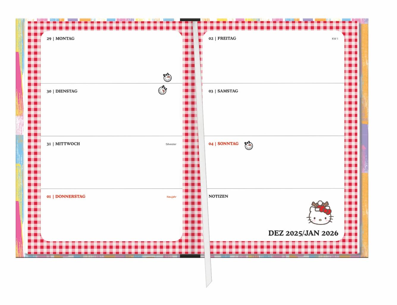 Bild: 9783756414178 | Hello Kitty Schülerkalender A5 2026 - 17 Monate ab August 2025 | Buch