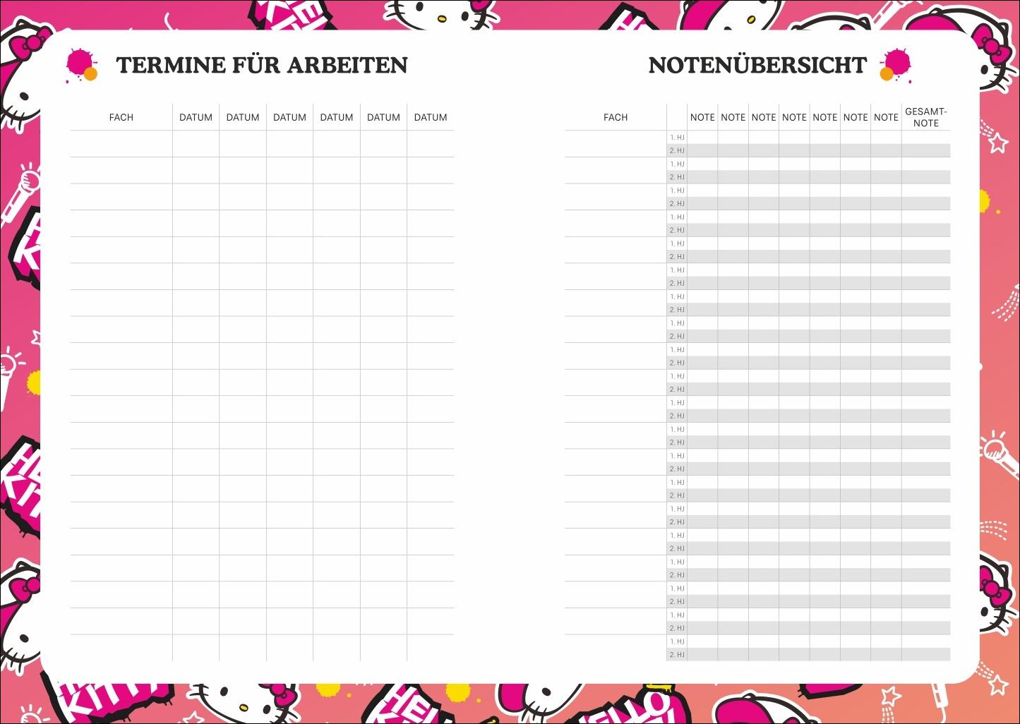 Bild: 9783756414178 | Hello Kitty Schülerkalender A5 2026 - 17 Monate ab August 2025 | Buch