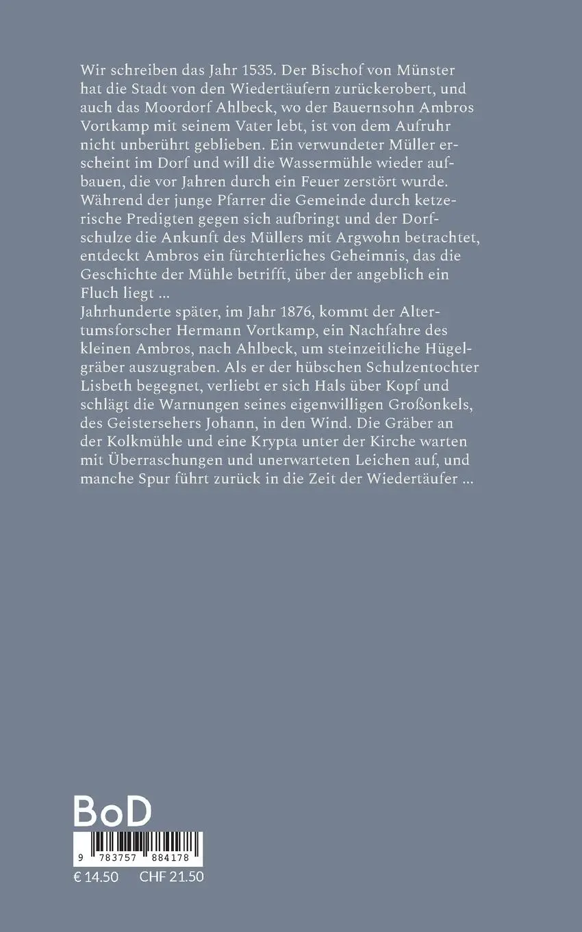 Rückseite: 9783757884178 | Teufelsmühle | Historischer Roman | Tom Finnek | Taschenbuch | 336 S.