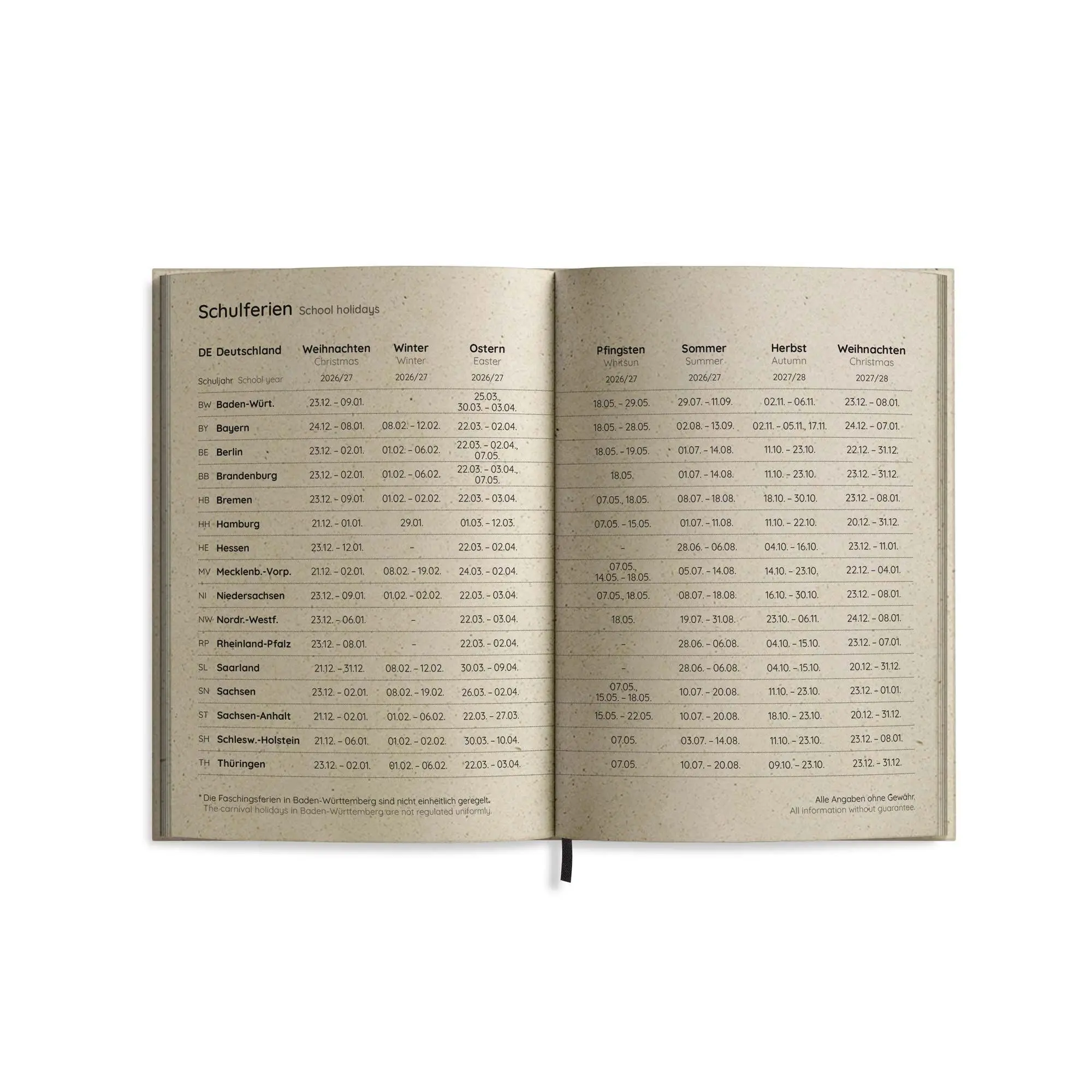Bild: 4260626414278 | matabooks - A6 Kalender Samaya 2027 Farbe: Lunar Violet (DE/EN) | Buch