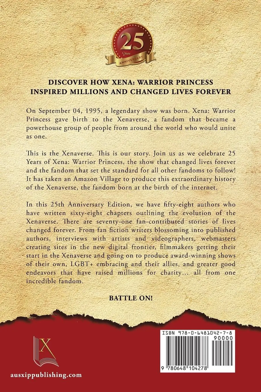 Rückseite: 9780648104278 | Xena | Their Courage Changed Our World | Ausxip (u. a.) | Taschenbuch