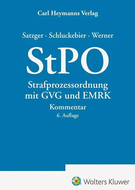 Cover: 9783452304278 | StPO Strafprozessordnung mit GVG und EMRK | Kommentar | Buch | 2896 S.