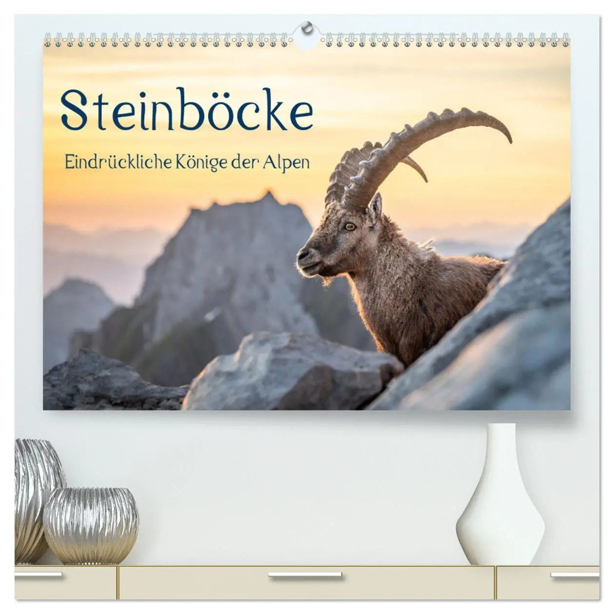 Cover: 9783457284278 | Steinböcke - Eindrückliche Könige der Alpen (hochwertiger Premium...