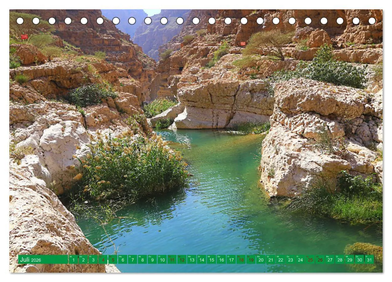 Bild: 9783457594278 | Unterwegs im Weihrauchland Oman (Tischkalender 2026 DIN A5 quer),...