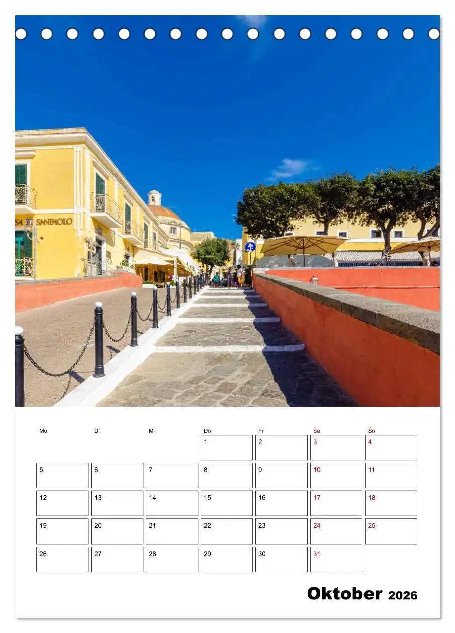 Bild: 9783516374278 | Insel Ponza - Italien (Tischkalender 2026 DIN A5 hoch), CALVENDO...