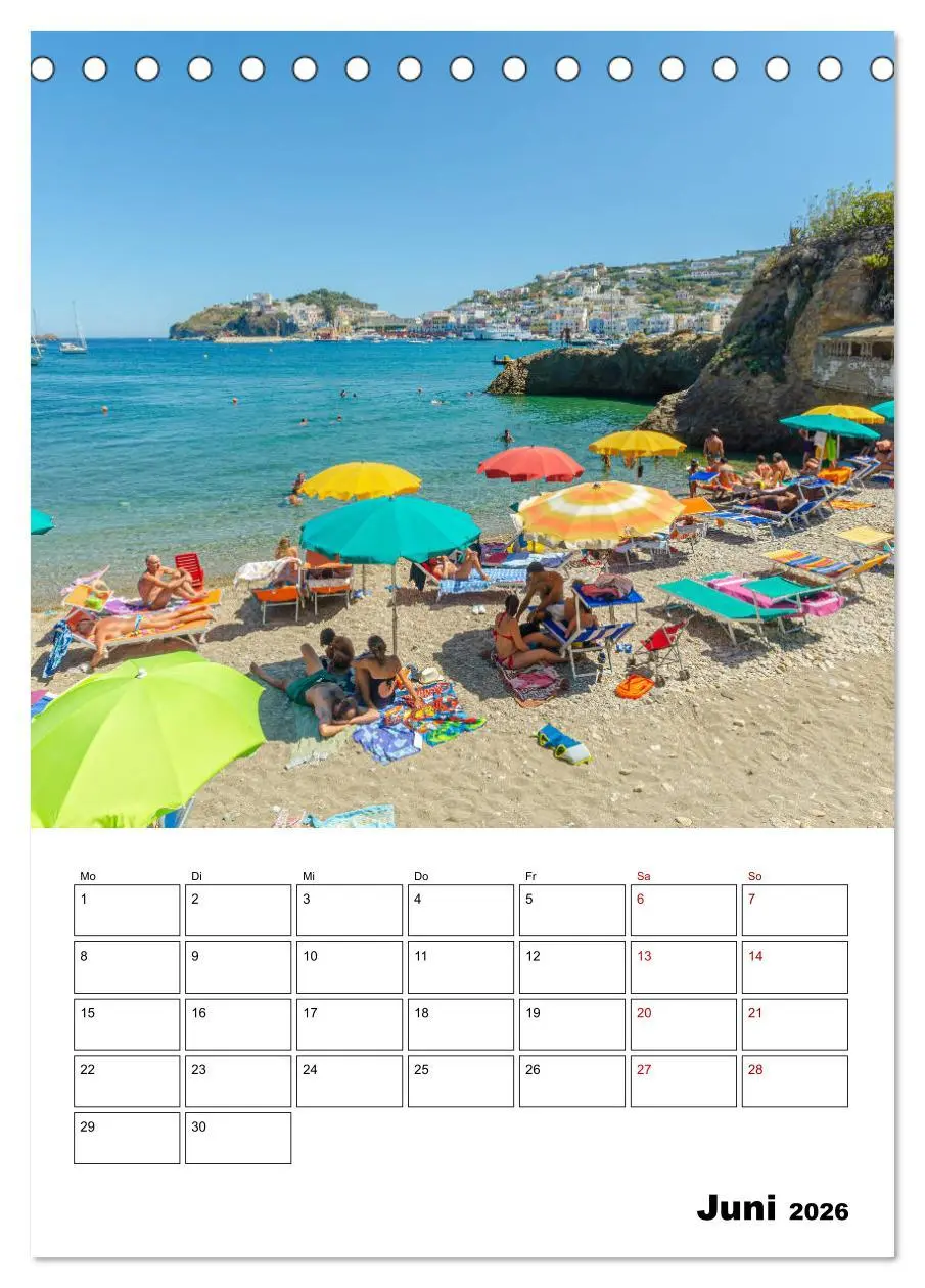 Bild: 9783516374278 | Insel Ponza - Italien (Tischkalender 2026 DIN A5 hoch), CALVENDO...