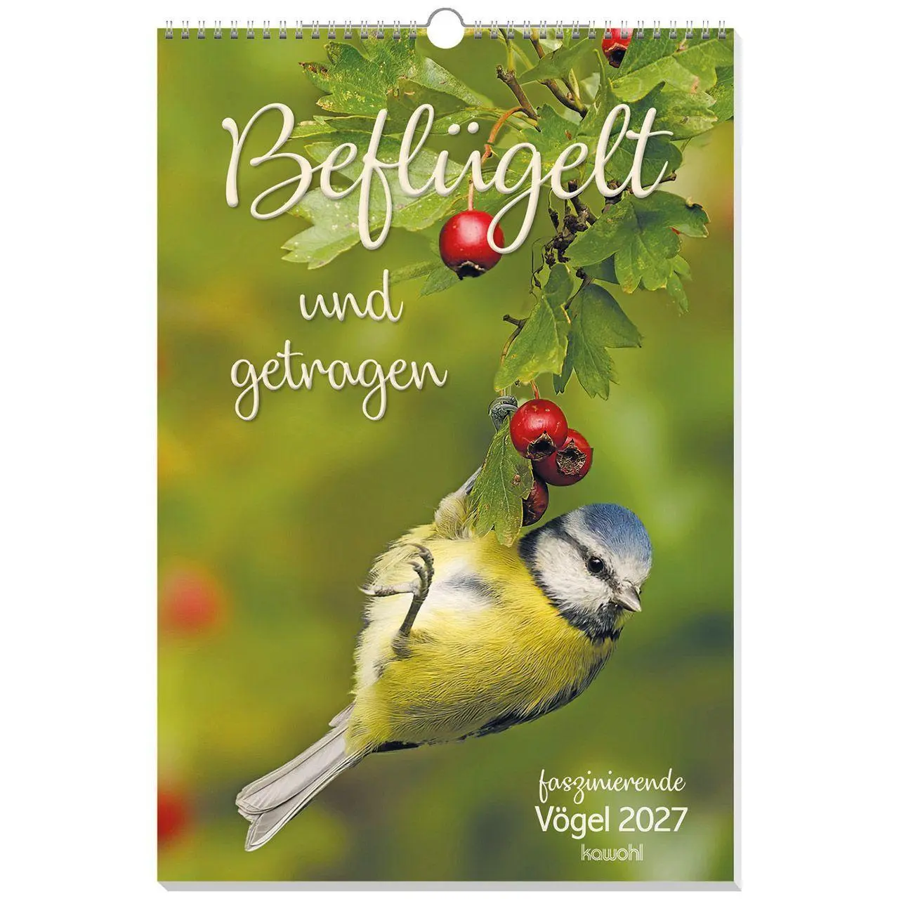 Cover: 9783754804278 | Beflügelt und getragen 2027 | Vögel | Kalender | Spiralbindung | 14 S.