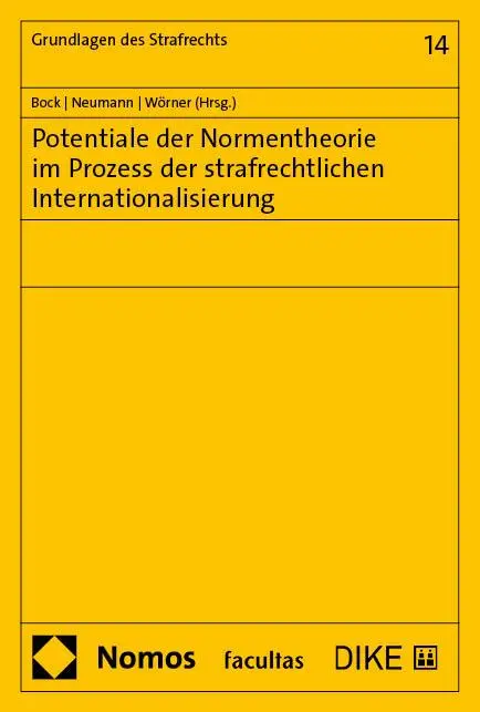 Cover: 9783756024278 | Potentiale der Normentheorie im Prozess der strafrechtlichen...