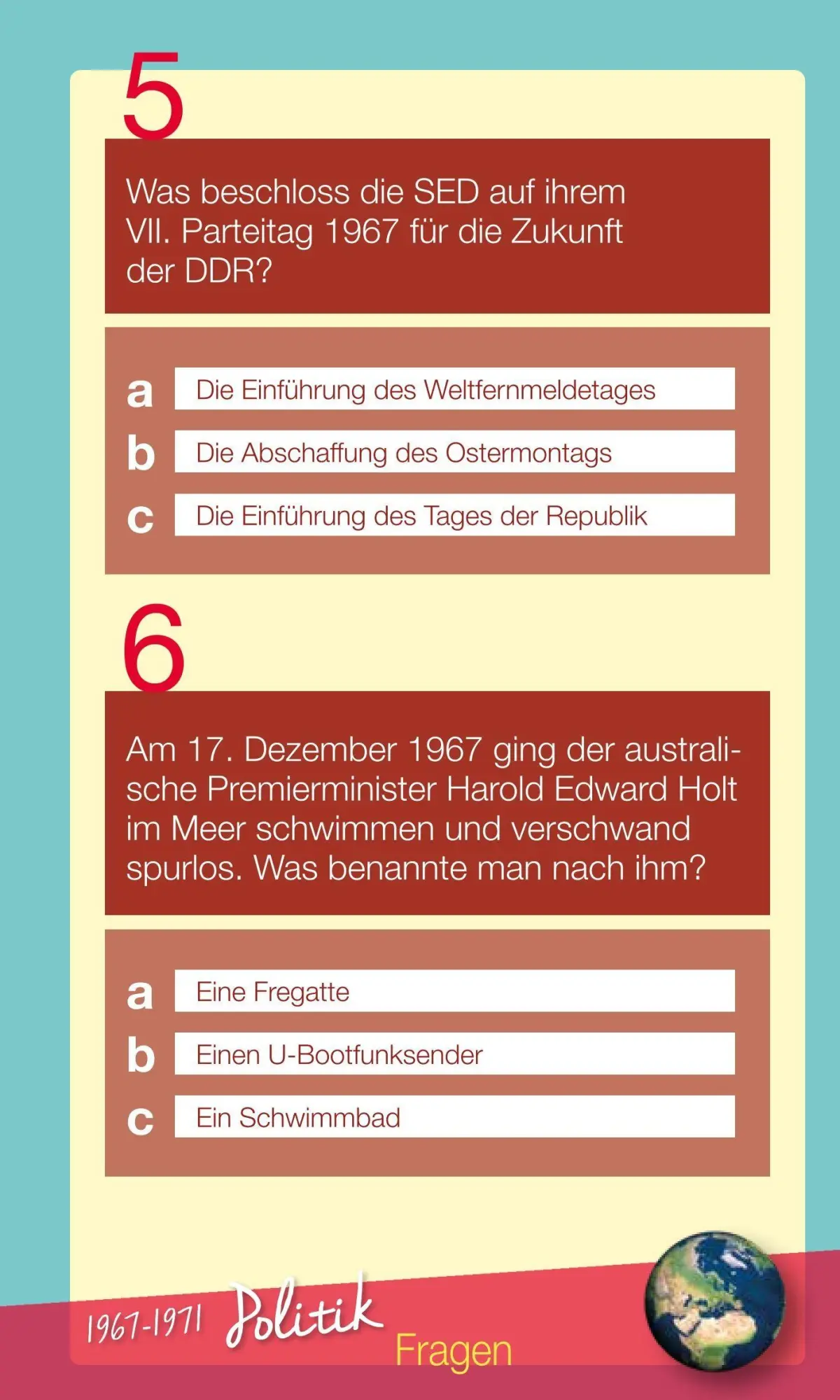 Bild: 9783831334278 | Wir vom Jahrgang 1967 - Das Quiz | Matthias Rickling | Taschenbuch