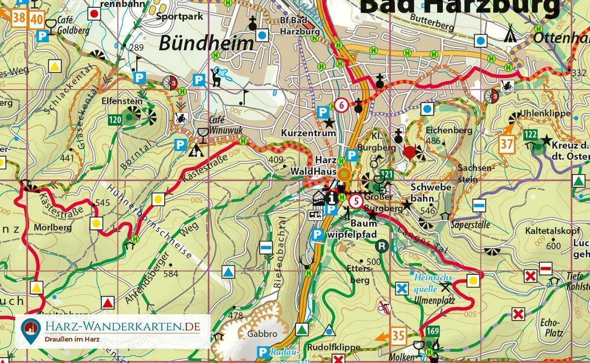 Bild: 9783945974278 | Fahrradkarte Harz 1 : 50 000 | (Land-)Karte | Deutsch | 2022