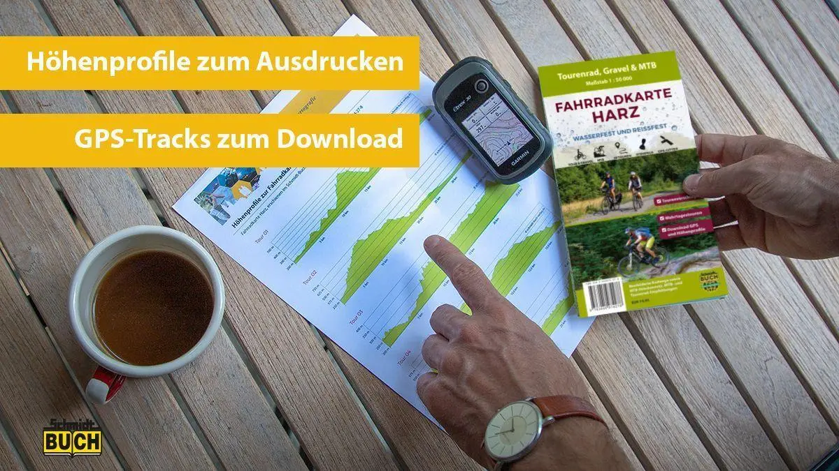 Bild: 9783945974278 | Fahrradkarte Harz 1 : 50 000 | (Land-)Karte | Deutsch | 2022