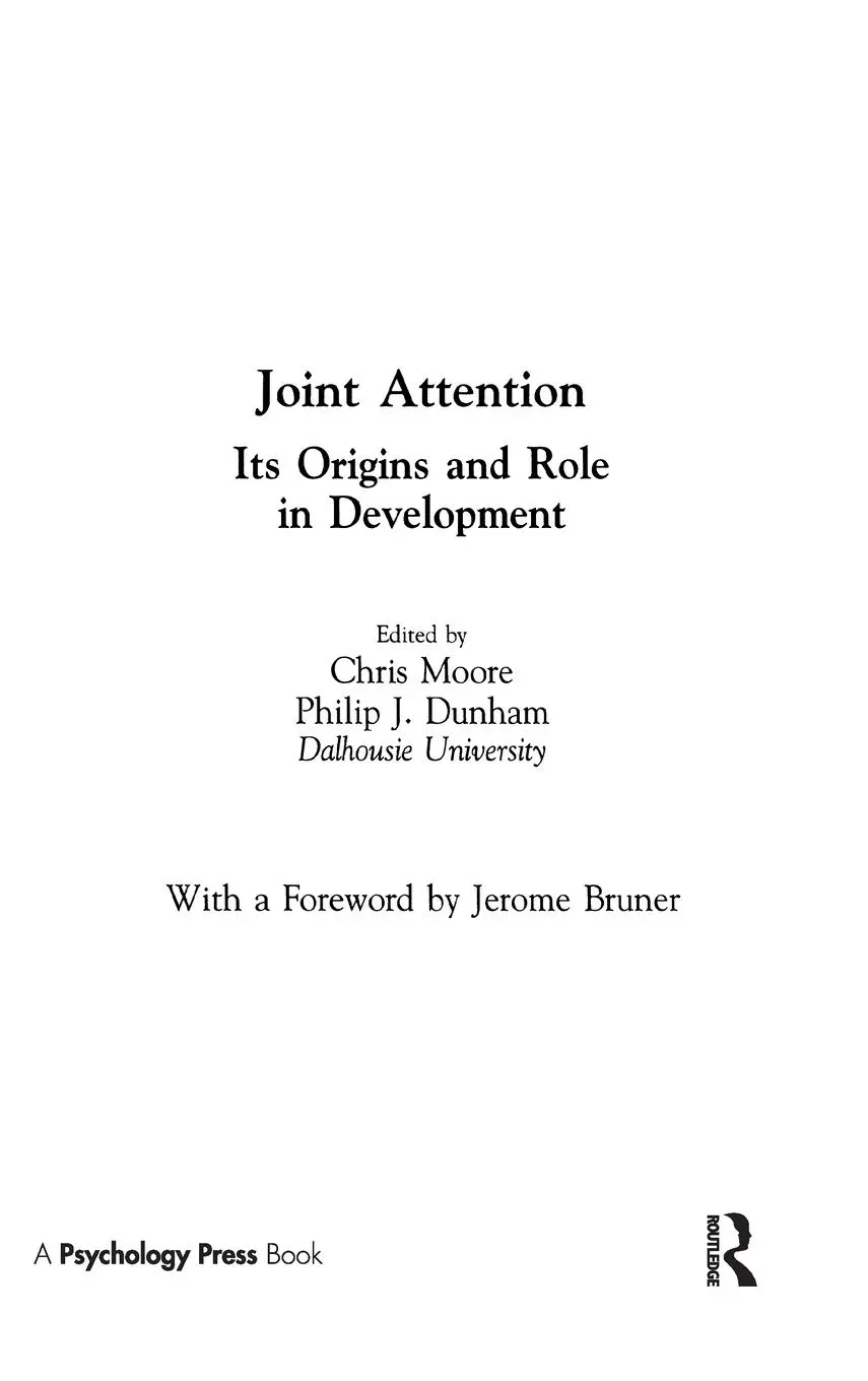 Cover: 9780805814378 | Joint Attention | Its Origins and Role in Development | Moore (u. a.)