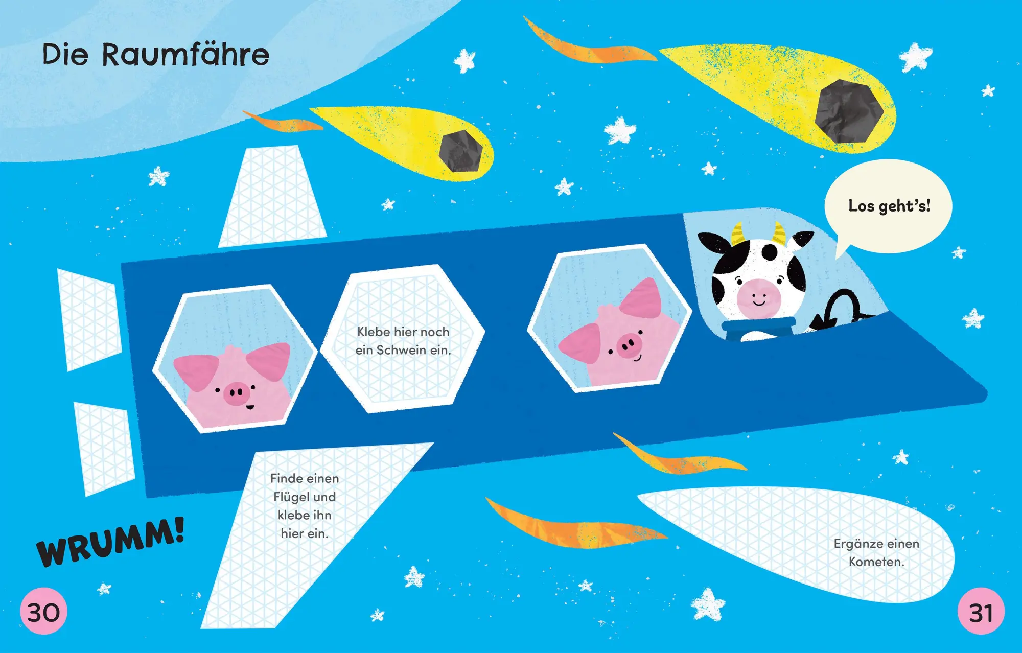 Bild: 9781035704378 | Kleine Kreativ-Werkstatt: Schere, Kleber, los! Bunte Raketen und...