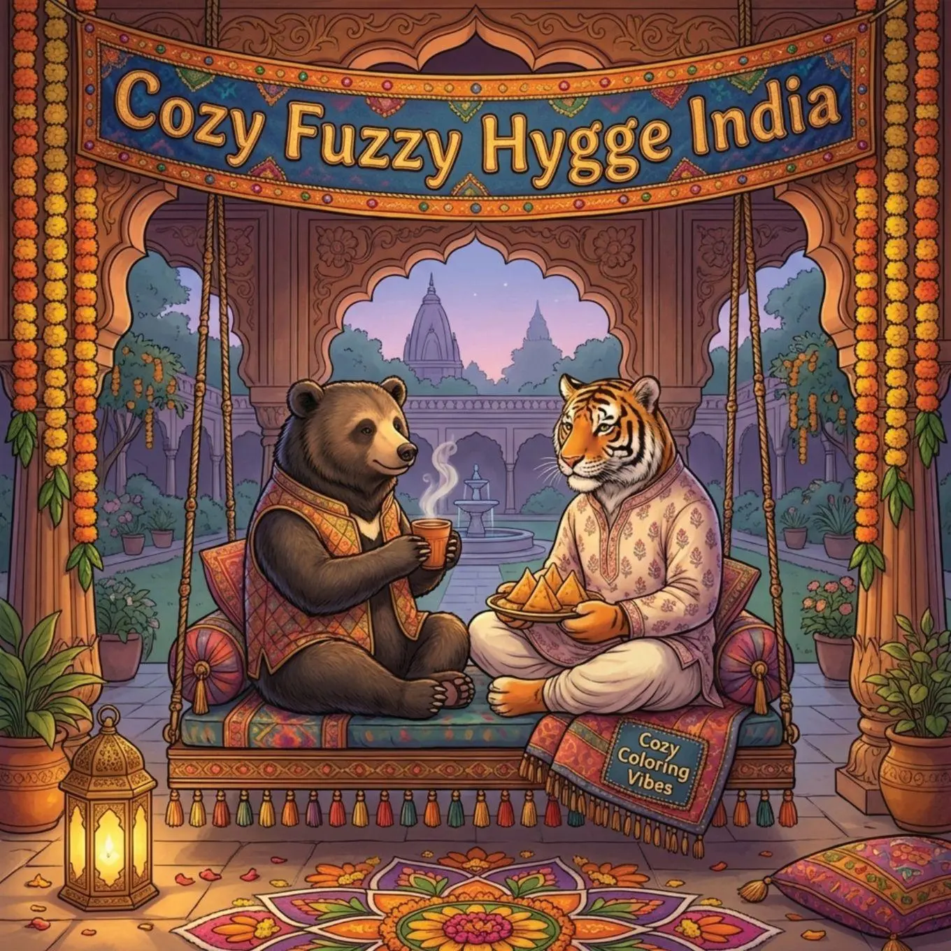 Cover: 9781965964378 | Cozy Fuzzy Hygge India | Cozy Coloring Vibes | Taschenbuch | Englisch