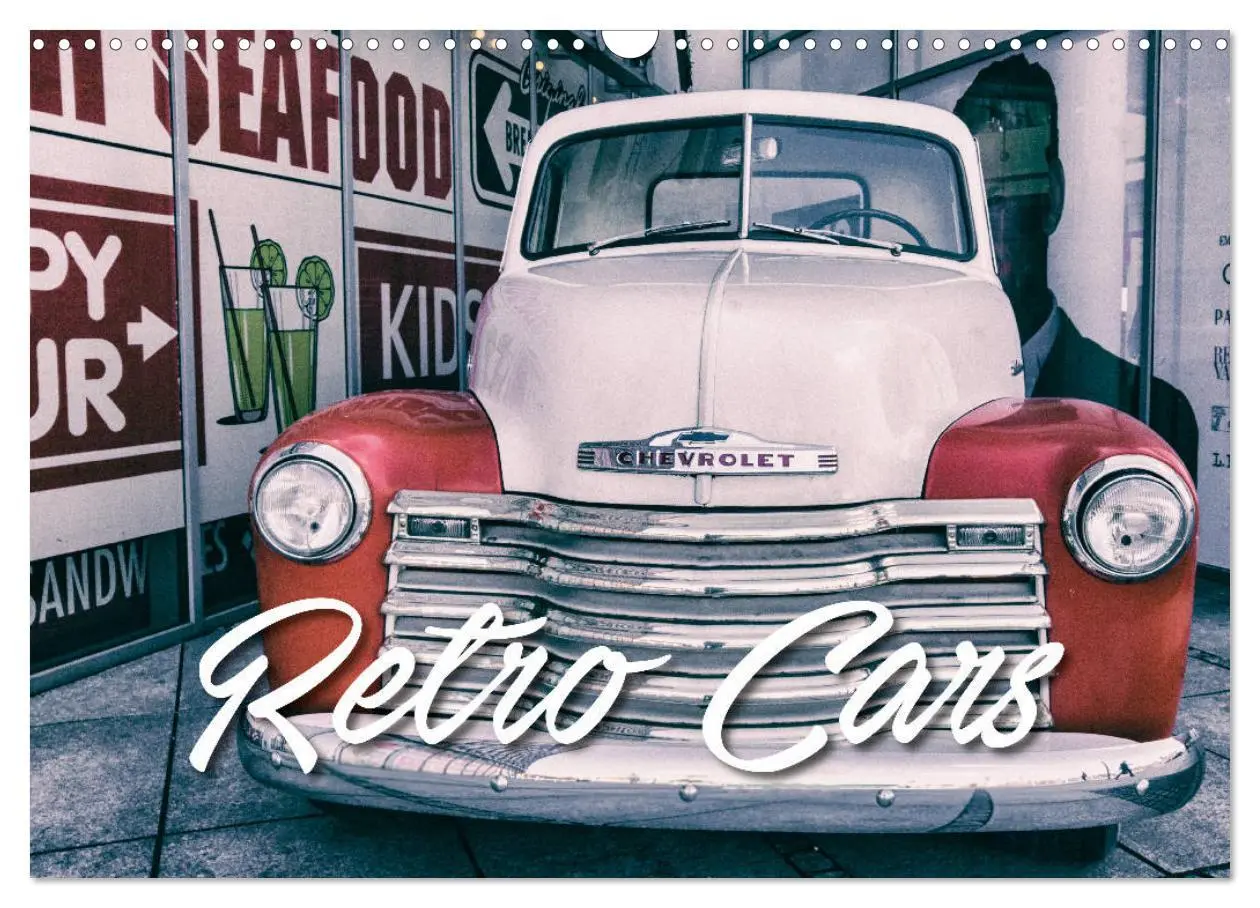 Cover: 9783457894378 | Retro Cars (Wandkalender 2026 DIN A3 quer), CALVENDO Monatskalender