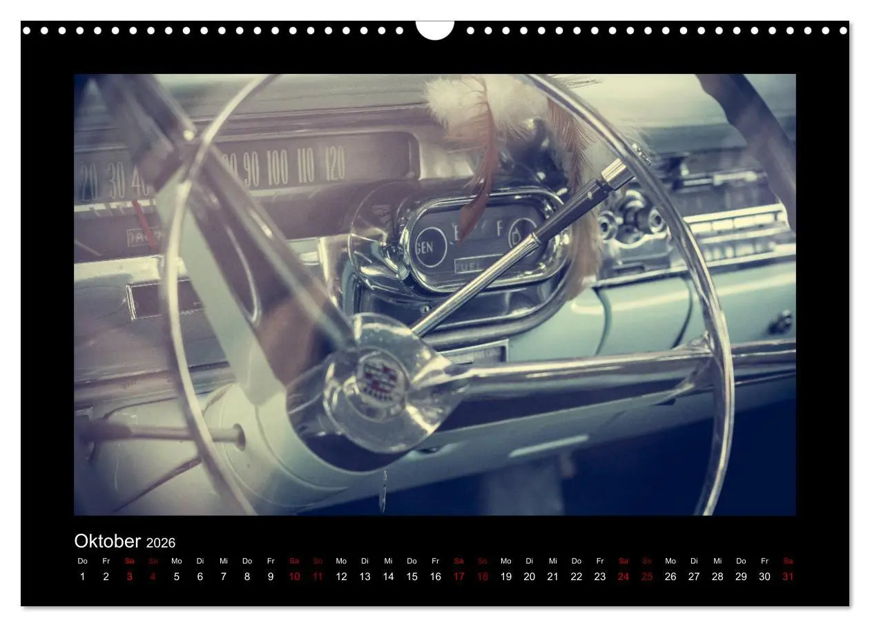 Bild: 9783457894378 | Retro Cars (Wandkalender 2026 DIN A3 quer), CALVENDO Monatskalender