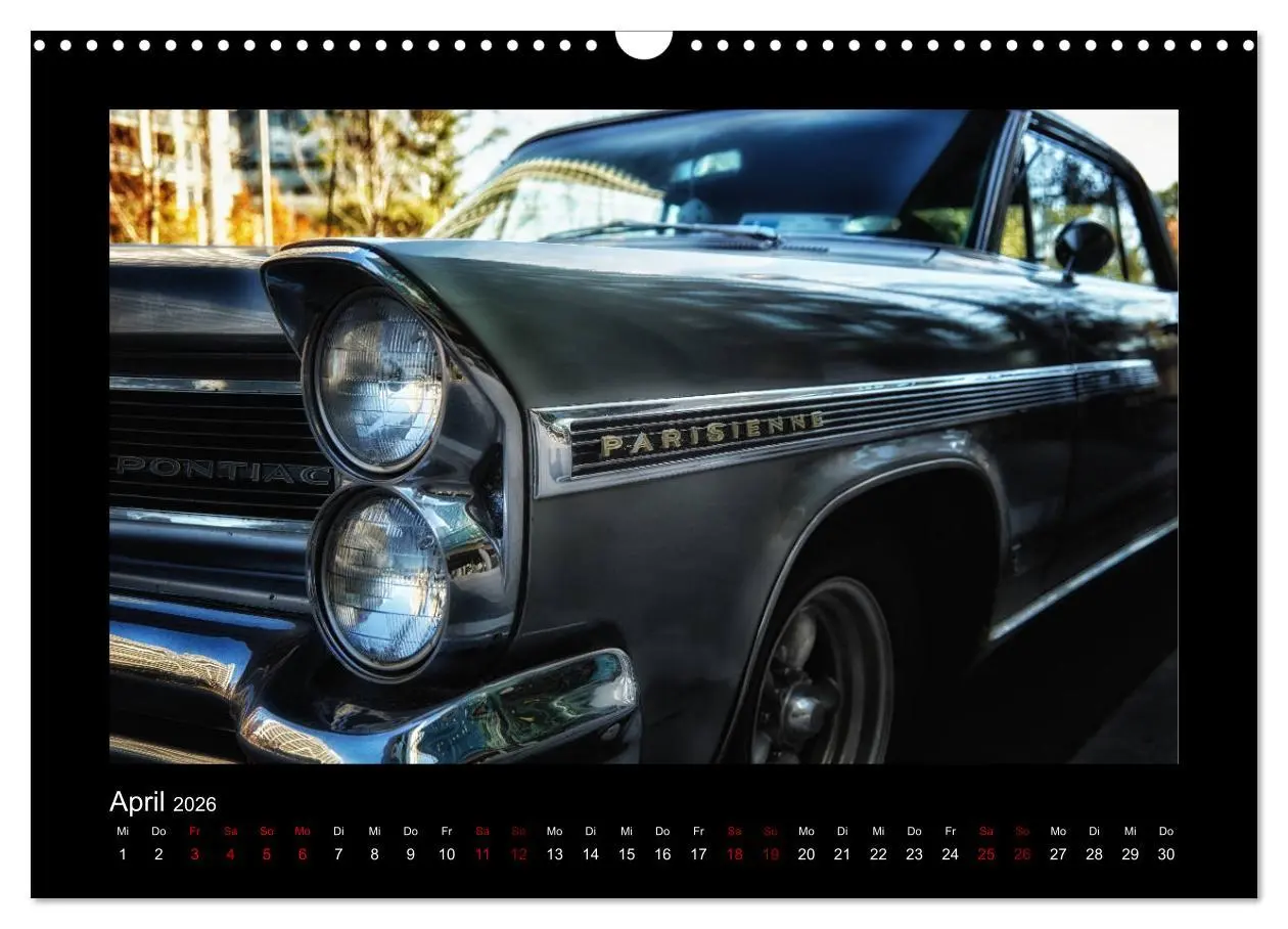 Bild: 9783457894378 | Retro Cars (Wandkalender 2026 DIN A3 quer), CALVENDO Monatskalender