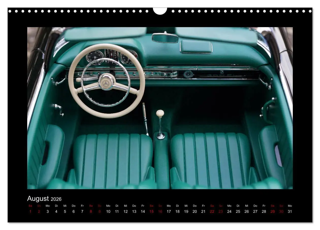 Bild: 9783457894378 | Retro Cars (Wandkalender 2026 DIN A3 quer), CALVENDO Monatskalender