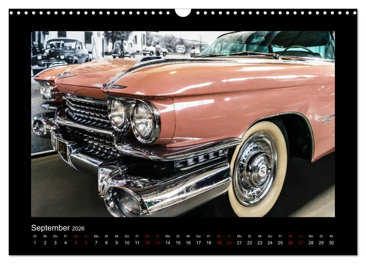 Bild: 9783457894378 | Retro Cars (Wandkalender 2026 DIN A3 quer), CALVENDO Monatskalender