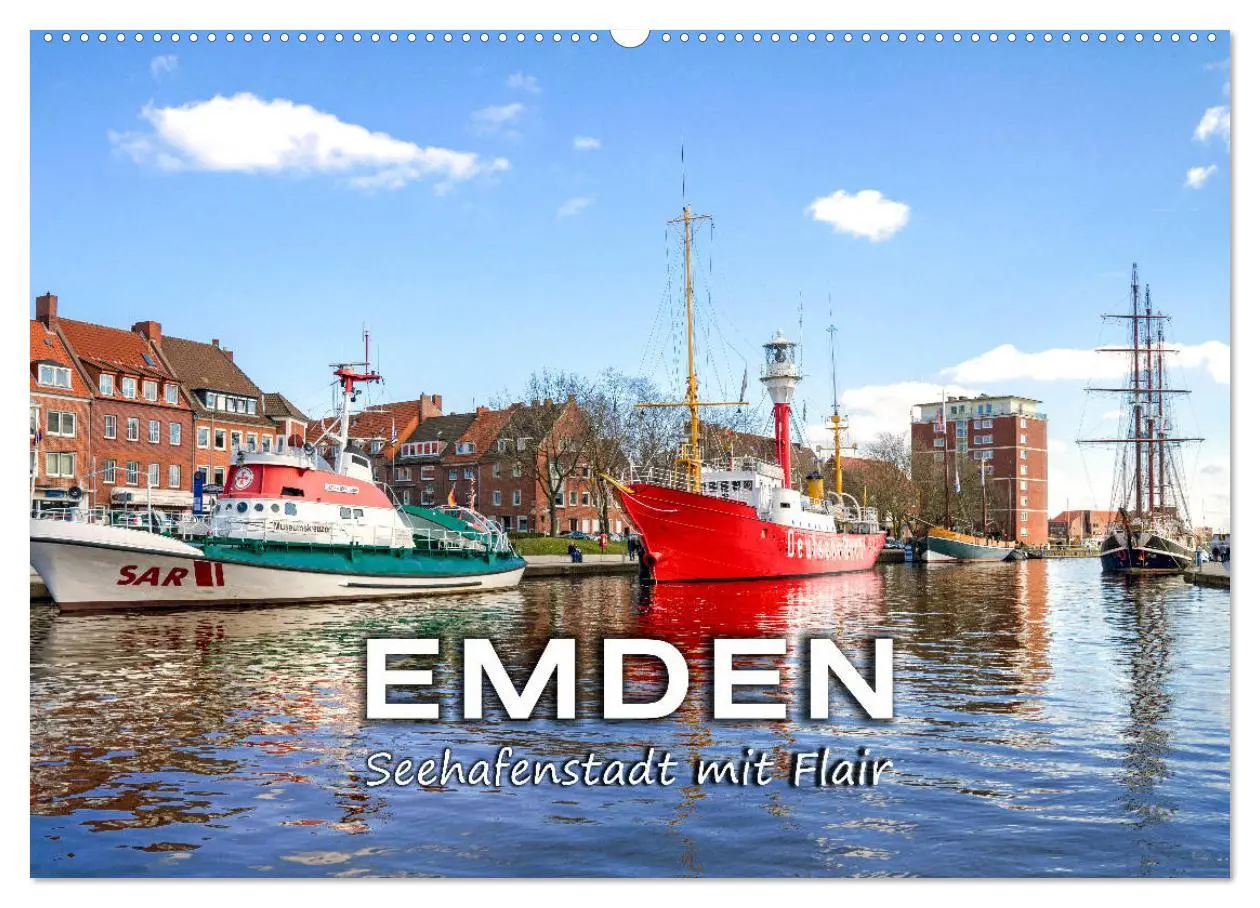 Cover: 9783457964378 | EMDEN Seehafenstadt mit Flair (Wandkalender 2026 DIN A2 quer),...