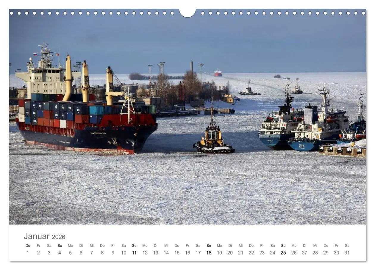 Bild: 9783516124378 | Faszination Schifffahrt - An Bord um die Welt (Wandkalender 2026...