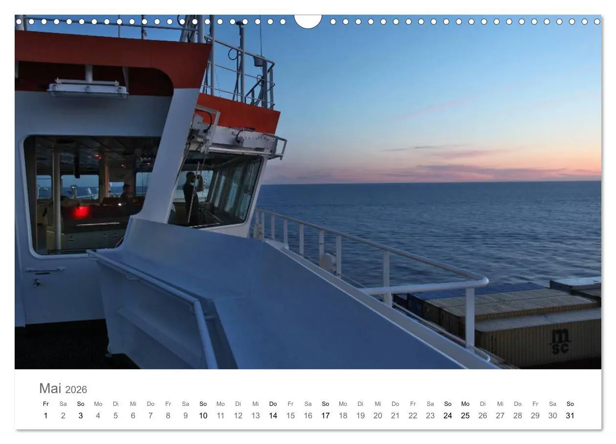 Bild: 9783516124378 | Faszination Schifffahrt - An Bord um die Welt (Wandkalender 2026...