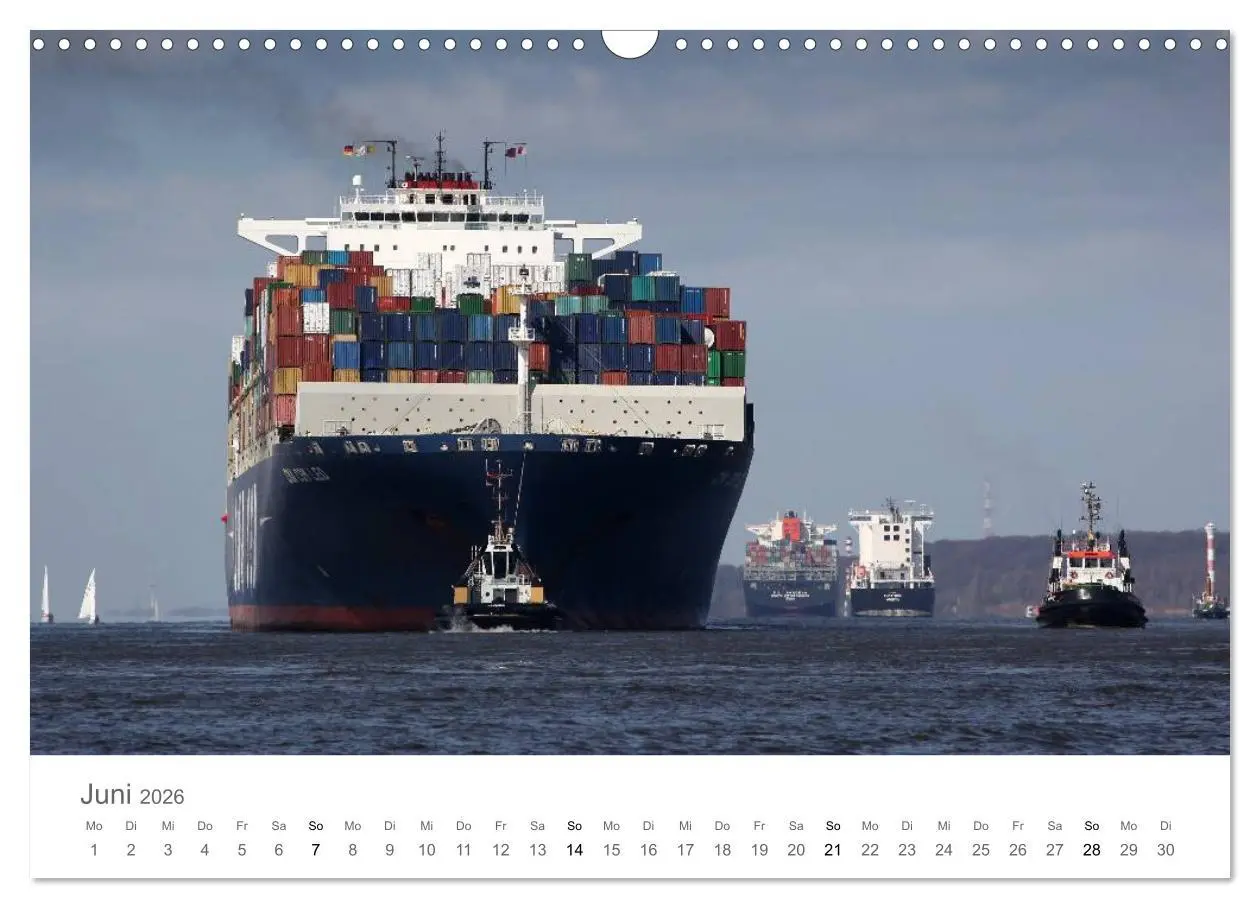 Bild: 9783516124378 | Faszination Schifffahrt - An Bord um die Welt (Wandkalender 2026...
