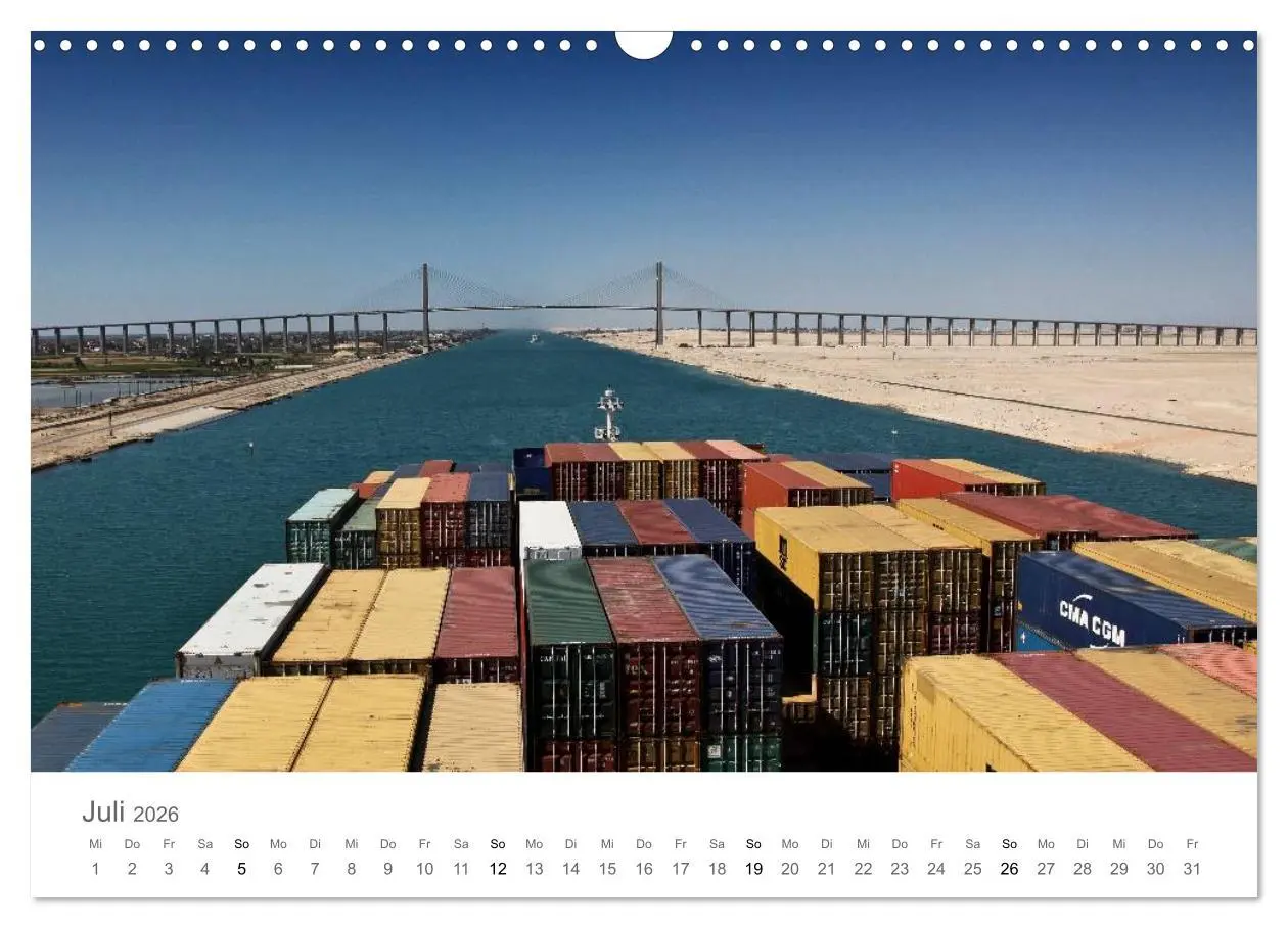 Bild: 9783516124378 | Faszination Schifffahrt - An Bord um die Welt (Wandkalender 2026...