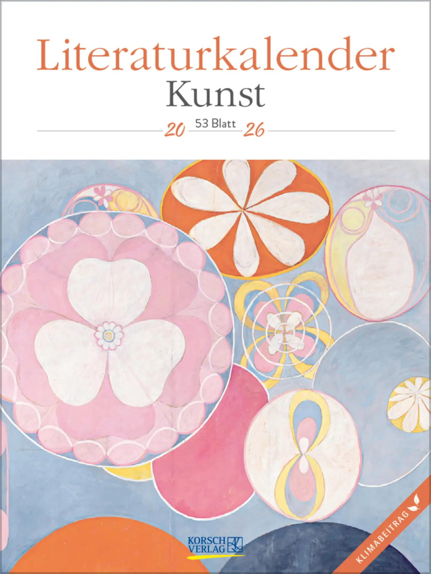 Cover: 9783731884378 | Literaturkalender Kunst 2026 | Verlag Korsch | Kalender | 54 S. | 2026