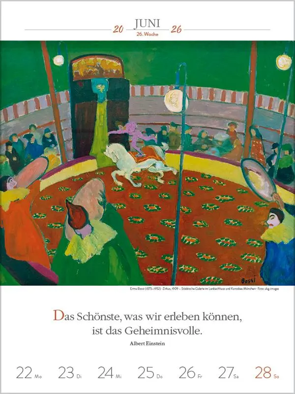 Bild: 9783731884378 | Literaturkalender Kunst 2026 | Verlag Korsch | Kalender | 54 S. | 2026