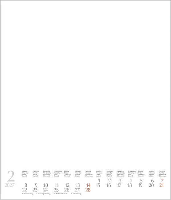 Bild: 9783819304378 | Foto-Malen-Basteln Bastelkalender weiß groß 2027 | Verlag Korsch