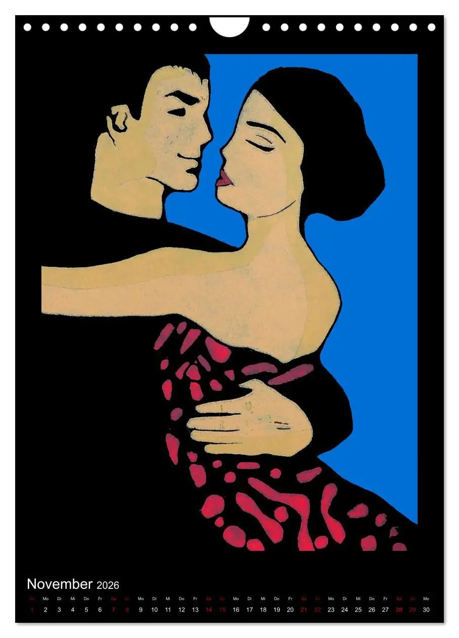 Bild: 9783516354478 | Tango - Momente einer Leidenschaft (Wandkalender 2026 DIN A4 hoch),...